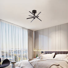 Charger l&#39;image dans la galerie, 12.01&quot; Nordic Style Black Chandelier Modern Simple Embedded Chandelier
