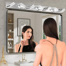 Load image into Gallery viewer, 45.3&quot; LED Modern Chrome Vanity Light Bathroom Acrylic Mirror Front Light Rectangular 7 Lights
