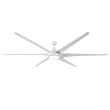 Load image into Gallery viewer, 100&quot; White Simple ABS Material 6-blade Ceiling Fan Light
