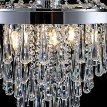 Load image into Gallery viewer, 19.7&quot; Large Luxury Crystal Chandelier High-end Chrome Chain Chandelier
