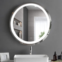 Load image into Gallery viewer, 24&quot; LED Round Bathroom Mirror Light Dimmable Vanity Mirror Light
