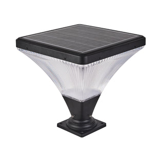 38.50" Remote Control LED Solar Street Light with Base Garden Light Dimmable