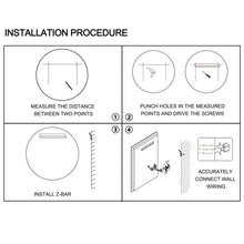 Load image into Gallery viewer, 24&quot; LED Round Bathroom Mirror Light Dimmable Vanity Mirror Light
