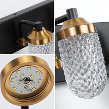 Load image into Gallery viewer, 24.8&quot; LED Dressing Table Crystal Wall Light Modern Bathroom Mirror Front Light 4 Lights
