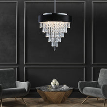 Load image into Gallery viewer, 17.9&quot; Living Room Luxury Crystal Chandelier Modern Round Crystal Lighting Luxury Home Decorative Lighting
