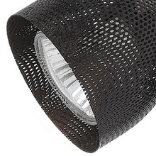 Load image into Gallery viewer, Black Round Metal Mesh Shade Track Light Head and Frame
