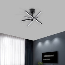 Load image into Gallery viewer, 12.01&quot; Nordic Style Black Chandelier Modern Simple Embedded Chandelier
