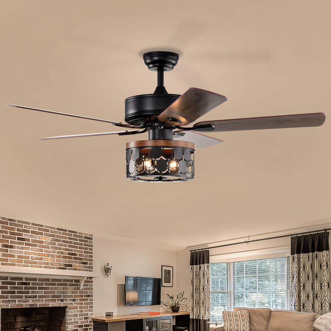 52'' Plywood Blades Ceiling Fan with Remote Control