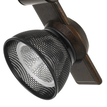 Load image into Gallery viewer, 12W Integrated LED Metal Track Light with Mesh Head (Bronze &amp; Black)
