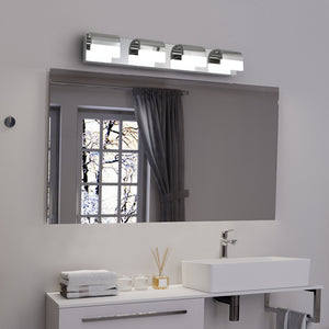 29.9" Bathroom LED Mirror Light Dressing Table Mirror Front Light 4 Wall Lights