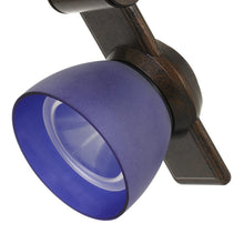 Load image into Gallery viewer, 12W Integrated Metal &amp; Polycarbonate LED Track Light (Bronze &amp; Blue)
