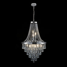 Load image into Gallery viewer, 19.7&quot; Large Luxury Crystal Chandelier High-end Chrome Chain Chandelier
