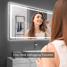 Load image into Gallery viewer, 72x 36&quot; LED Bathroom Mirror Light Anti-fog and Dimmable LED Vanity Mirror Light
