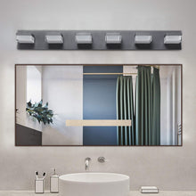 Load image into Gallery viewer, 38.2&quot; Vanity Light Modern Bathroom LED Mirror Light Rectangular 6 Lights
