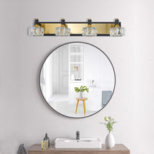 Load image into Gallery viewer, 27.6&quot; Luxury Modern Crystal Vanity Light Bathroom Mirror Light LED 4-Light Wall Lighting Fixture
